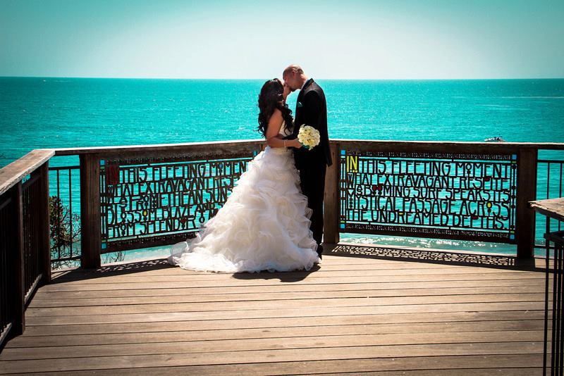 Geoff and his wife on their wedding day